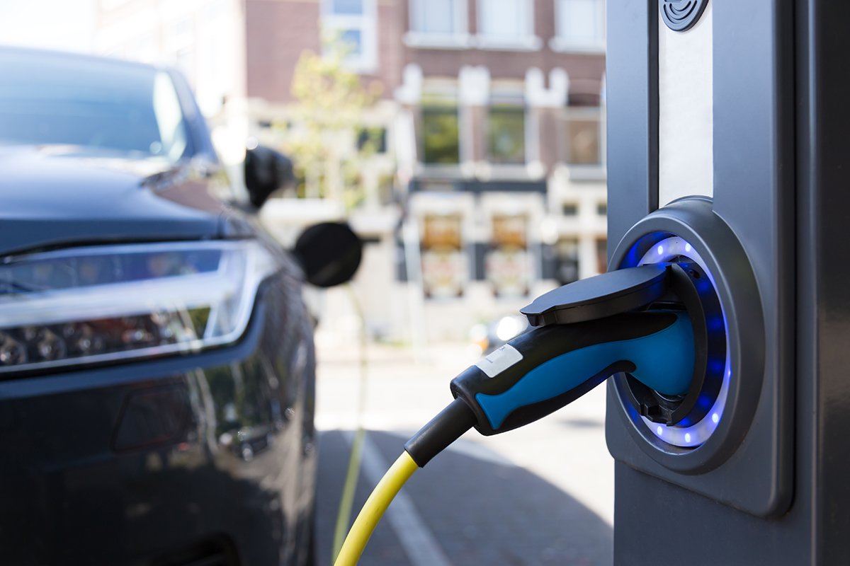 Electric Car Charging Column